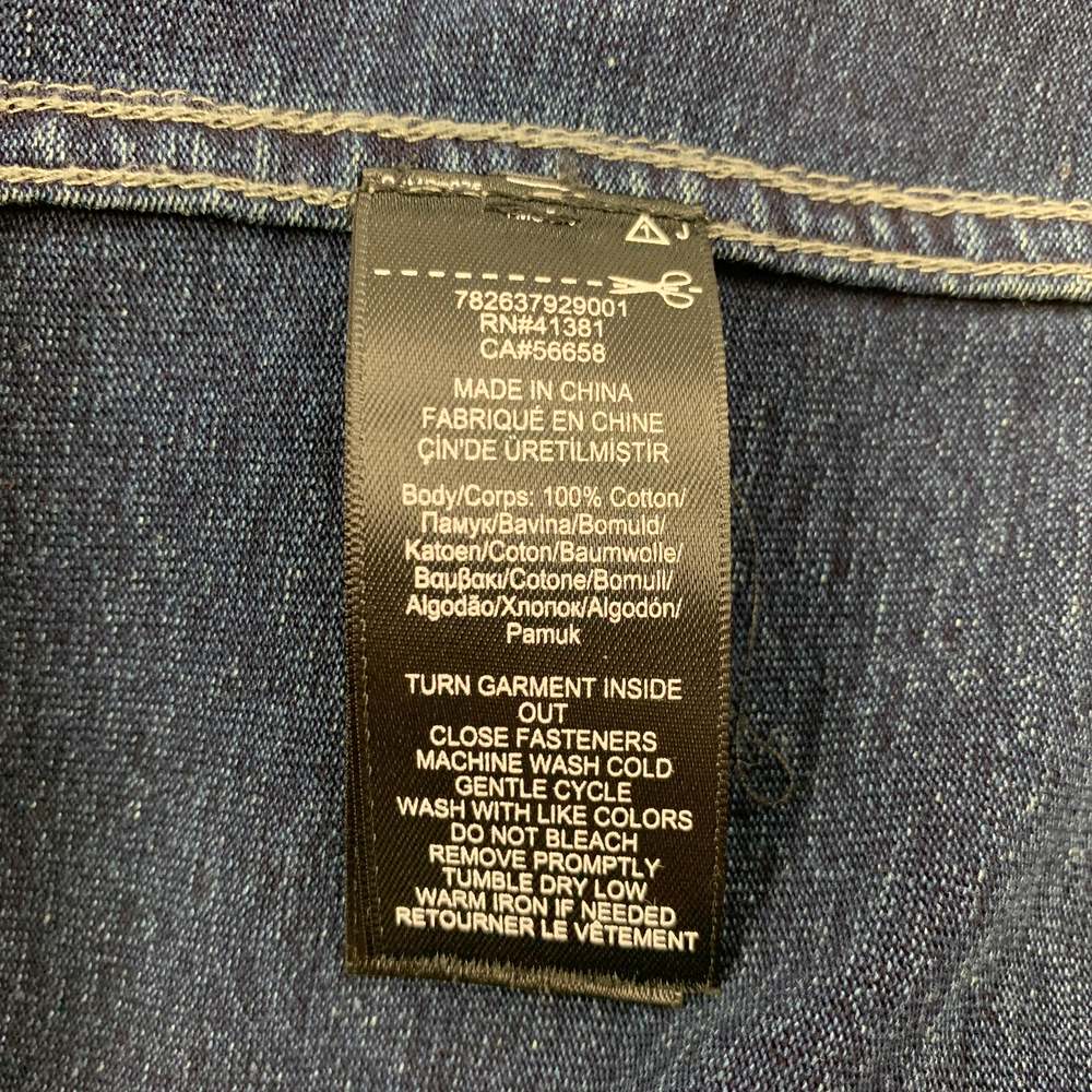 RRL by RALPH LAUREN Size XL Dark Blue Cotton Jacket - Picture 4 of 5